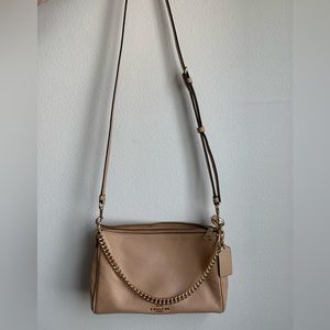 Coach crossbody with chain